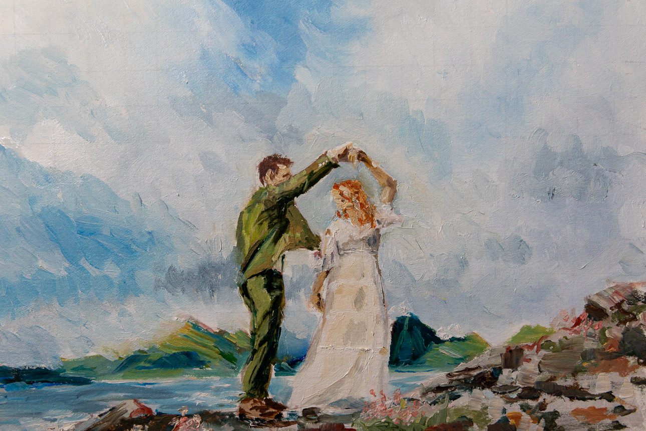 Cuillin Isle of Skye Wedding painting