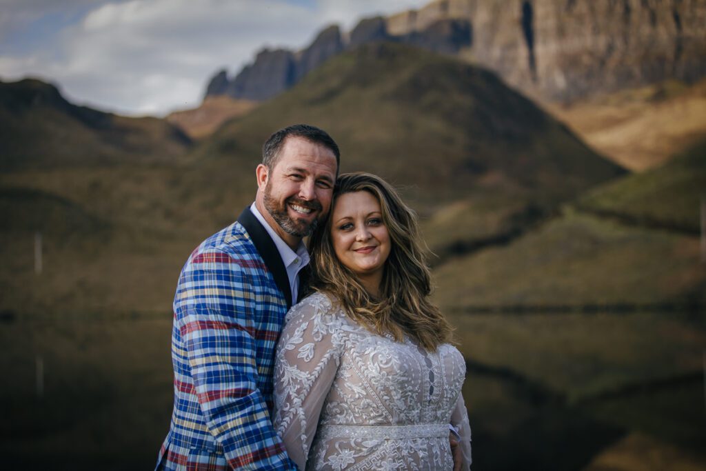 elopement wedding couple at Quiraing ridge Isle of Skye